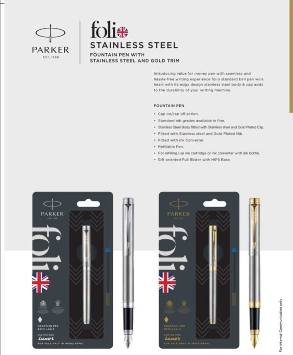 Parker Foli Stainless Steel