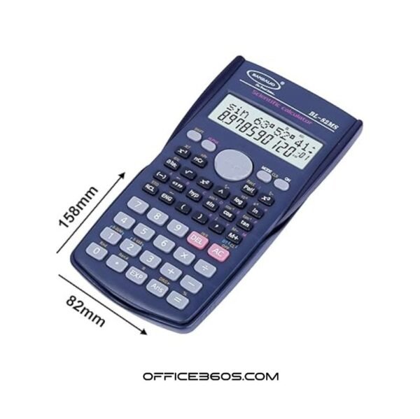 Bambalio BL82MS 240 Functions- 2 Line Display Scientific Calculator, 3 Years warranty.