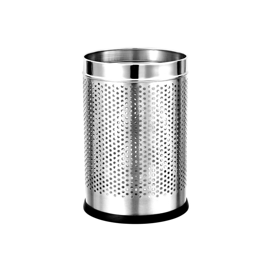 Stainless Steel Perforated Round Dustbin