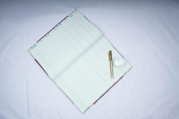 Long Size TV Accounts Register Note Calico SPL