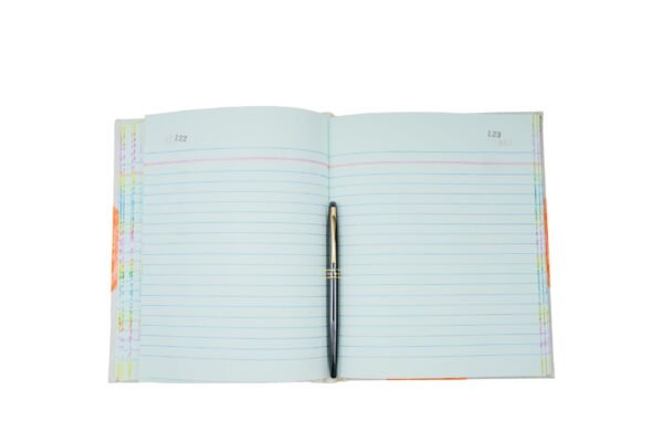 Small Size Ruled Register Note Calico SPL