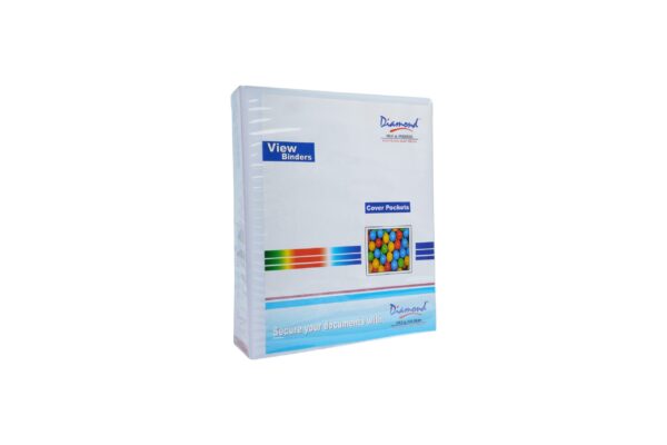 Diamonds 2D-226 Ring Binder Cover Packet File - White
