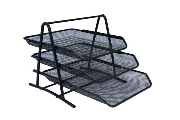 Music 555 Metal Mesh Wire Compartments Document Tray