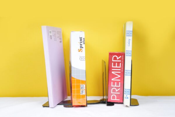 Desktop Magazine Book End Metal Organizer Set
