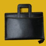 Gemson Leather 4 Ring File Zip Closer Bag -Document Organizer - Image 2