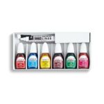 Camel Water Based Glass Color-10Ml, 6 Shades Assorted - Image 2