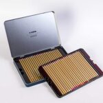 Superior watercolour pencils set of 48 colors with a brush in a metal box - Image 2