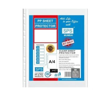 SPS A4 Clear Sheet Protectors | L Folder Document Sleeves