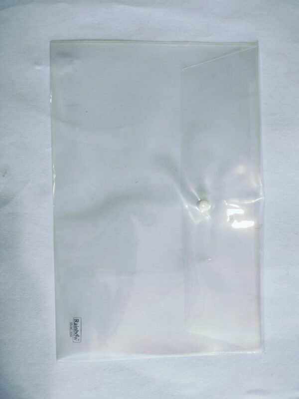 Button Folder Envelope Clear Thick