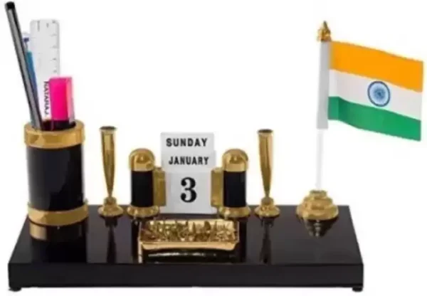 Kebica Pen stand Holder With Flag