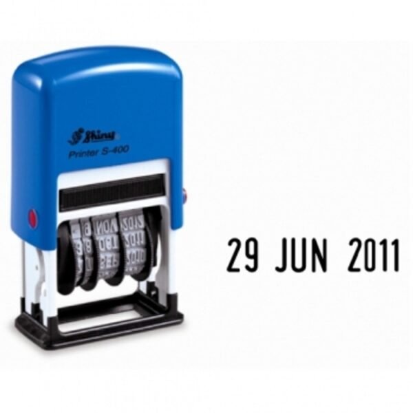 SHINY S-300 Mini Dater Stamp Self - Inking