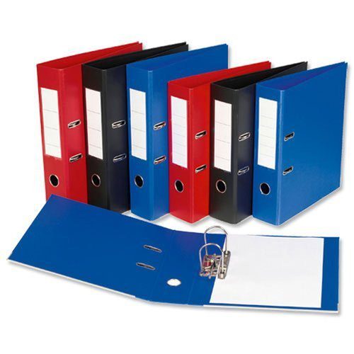 INDIAN Lever Arch Polypropylene Box File With Removable Clips